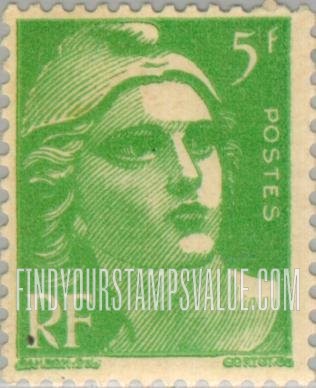 FindYourStampsValue: Marianne: Marianne Type of 1945