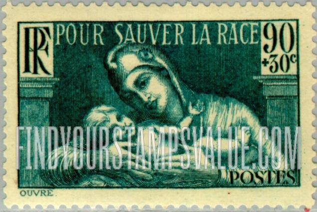 FindYourStampsValue: SEMI-POSTAL - “France” and Infant