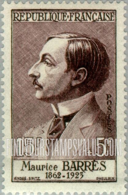 FindYourStampsValue: SEMI-POSTAL - Maurice Barrès