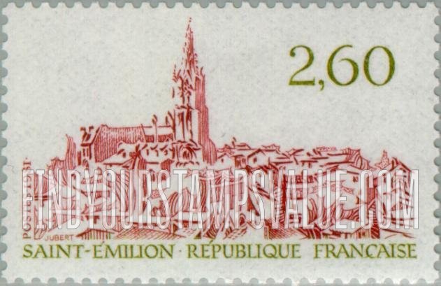 FindYourStampsValue: Tourist Issue: Saint-Emilion