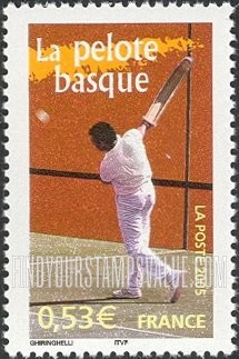 FindYourStampsValue: Aspects of Life in French Regions Type of 2003: Pelota, vertical