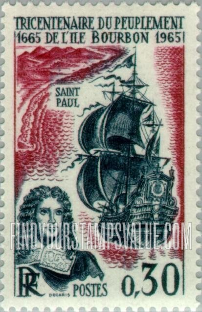 FindYourStampsValue: Etienne Régnault, “Le Taureau” and Coast of Reunion