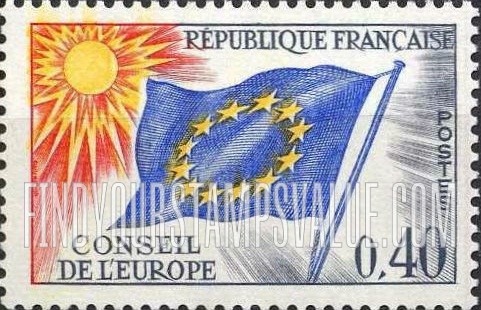 FindYourStampsValue: OFFICIAL - Council of Europe Flag