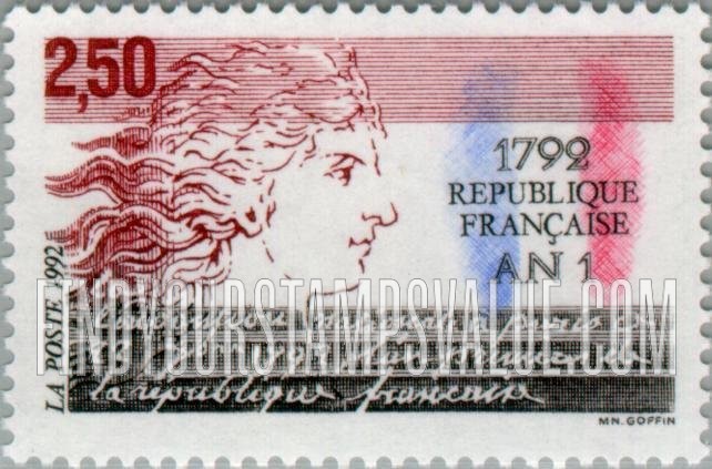 FindYourStampsValue: First French Republic, Bicentennial