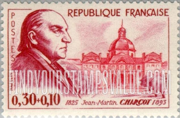 FindYourStampsValue: SEMI-POSTAL - Jean-Martin Charcot, M.D.