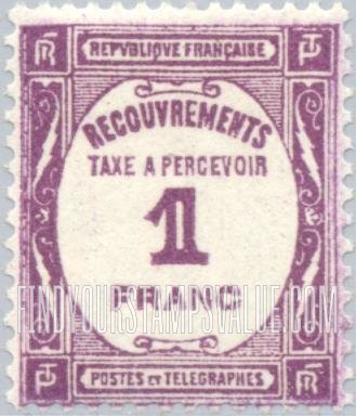 FindYourStampsValue: POSTAGE DUE - Recouvrements