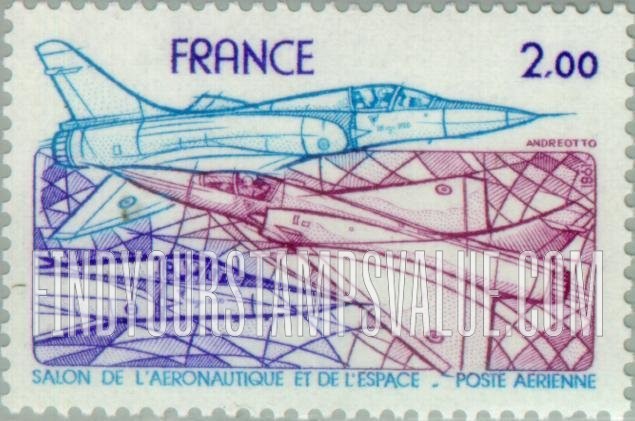 FindYourStampsValue: AIR POST - 34th International Space and Aeronautics Exhibition, June 5-14