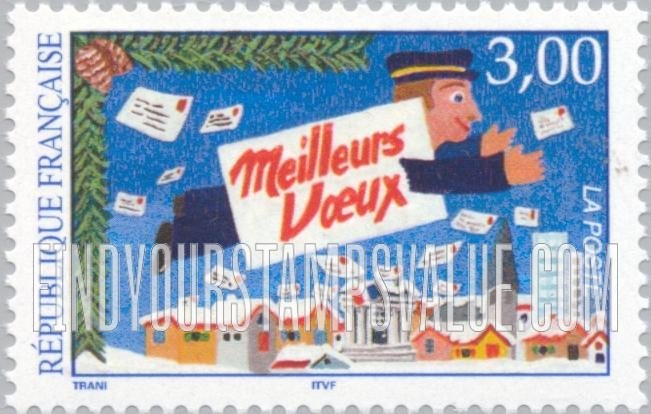 FindYourStampsValue: Season’s Greetings: Mailman