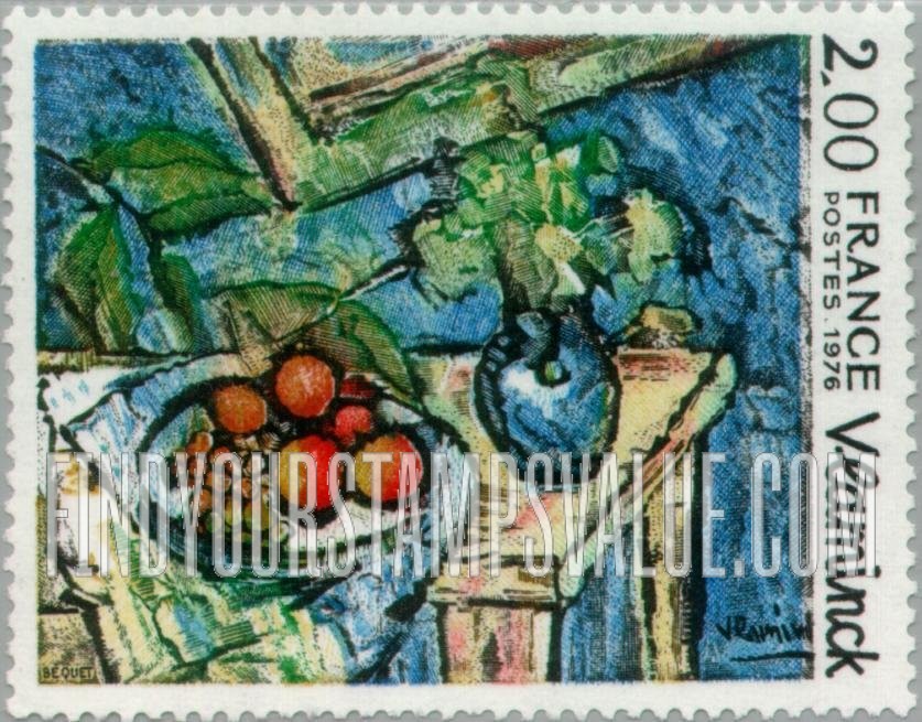 FindYourStampsValue: Still Life, by Maurice de Vlaminck
