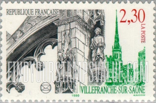 FindYourStampsValue: Villefranche-sur-Saone