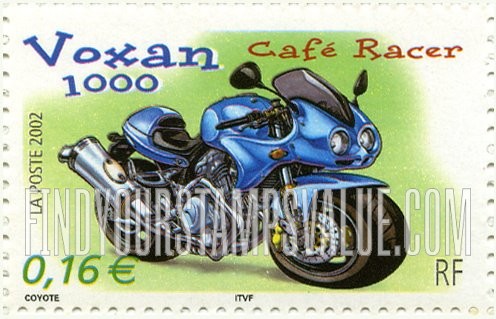FindYourStampsValue: Motorcycles: Voxan 1000 Café Racer