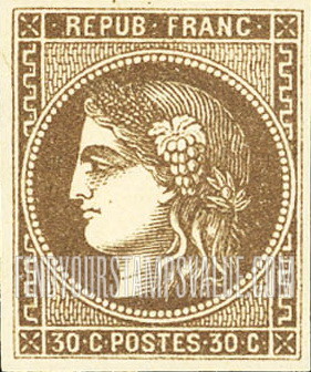 FindYourStampsValue: Ceres: Bordeaux Issue