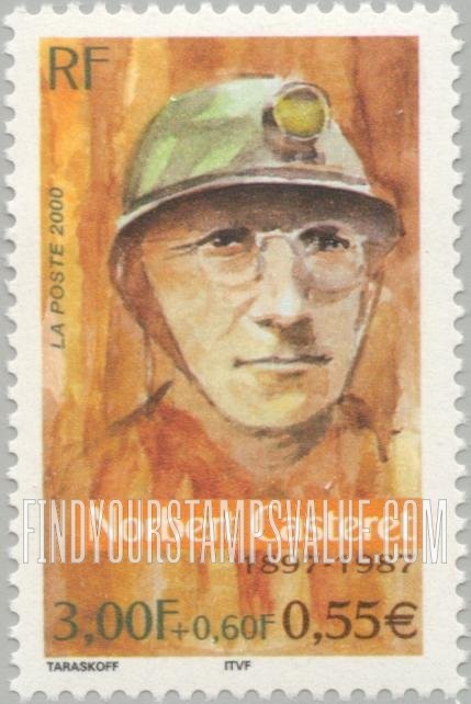 FindYourStampsValue: SEMI-POSTAL - Adventurers: Norbert Casteret (1897-1987), speleologist