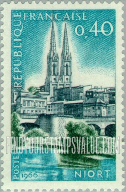 FindYourStampsValue: St. Andrew’s and Sèvre River Niort