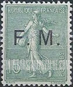 FindYourStampsValue: MILITARY - Sower: Regular Issue Overprinted in Black