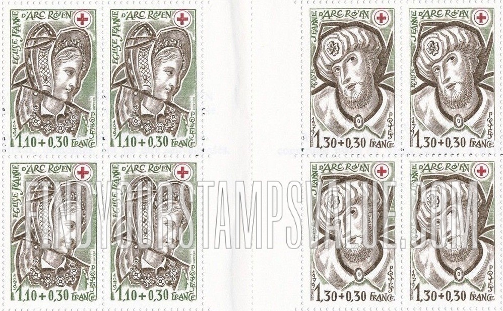 FindYourStampsValue: SEMI-POSTAL - Woman, Stained-Glass Window and Simon the Magician