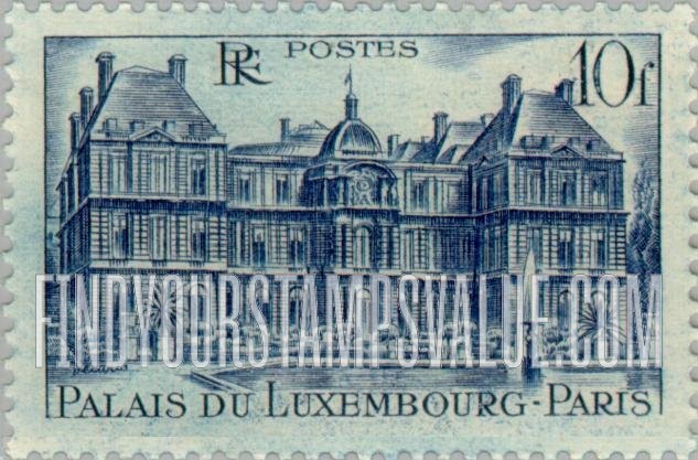 FindYourStampsValue: Luxembourg Palace