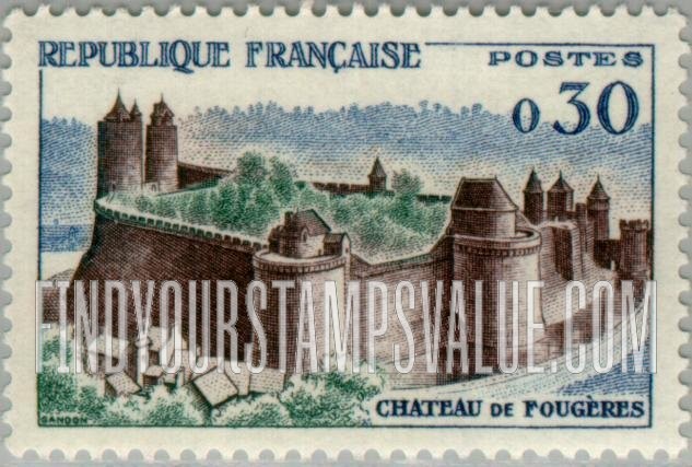 FindYourStampsValue: Fougères Chateau