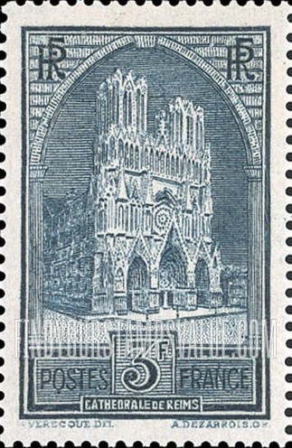 FindYourStampsValue: Reims Cathedral
