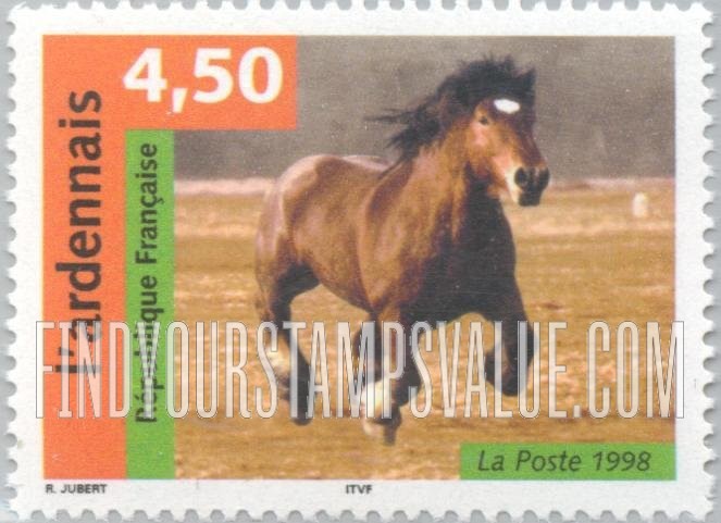 FindYourStampsValue: Horses: Ardennais
