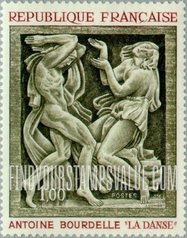 FindYourStampsValue: The Dance by Emile Antoine Bourdelle