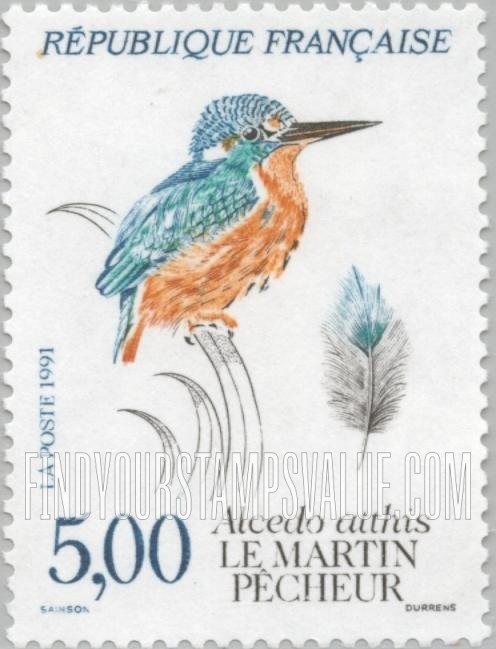 FindYourStampsValue: Wildlife: Alcedo atthis