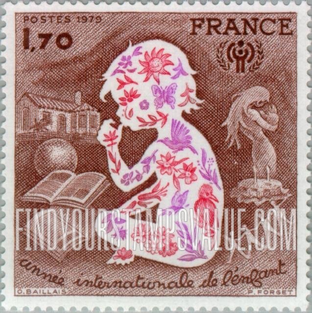 FindYourStampsValue: Child and IYC Emblem