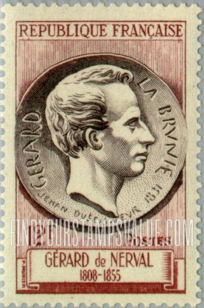 FindYourStampsValue: Gérard de Nerval