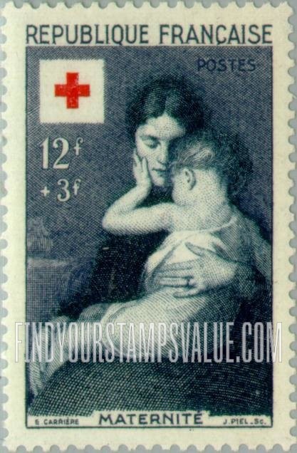 FindYourStampsValue: SEMI-POSTAL - “The Sick Child,” by Eugene Carrière