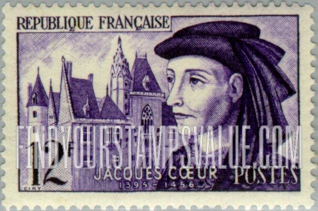 FindYourStampsValue: Jacques Coeur and His Mansion at Bourges