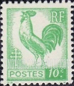 FindYourStampsValue: Gallic Cock