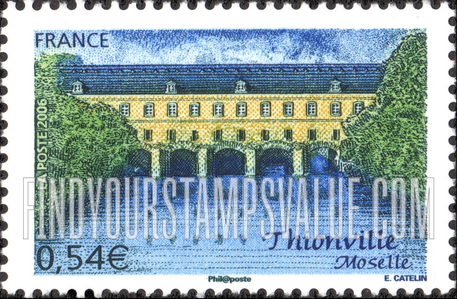FindYourStampsValue: Tourism Issue: Thionville