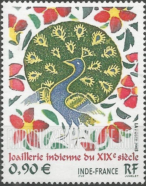 FindYourStampsValue: Indian and French Artisan’s Work: Jewelry design, India, 19th centennial