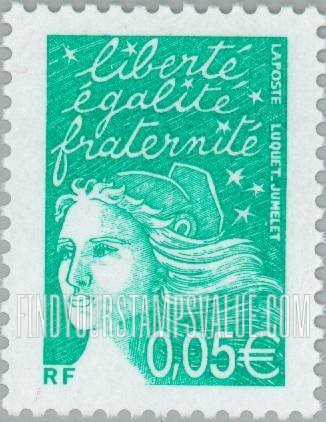 FindYourStampsValue: Marianne (With Euro Denominations)
