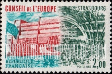 FindYourStampsValue: OFFICIAL - New Council Headquarters, Strasbourg