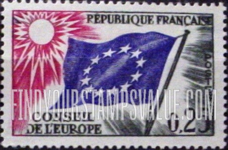 FindYourStampsValue: OFFICIAL - Council of Europe Flag