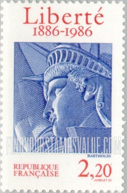 FindYourStampsValue: Statue of Liberty, Centennial
