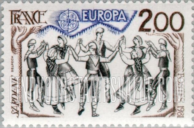FindYourStampsValue: Europa Issue 1981: Sardane