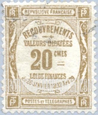 FindYourStampsValue: POSTAGE DUE - Recouvrements