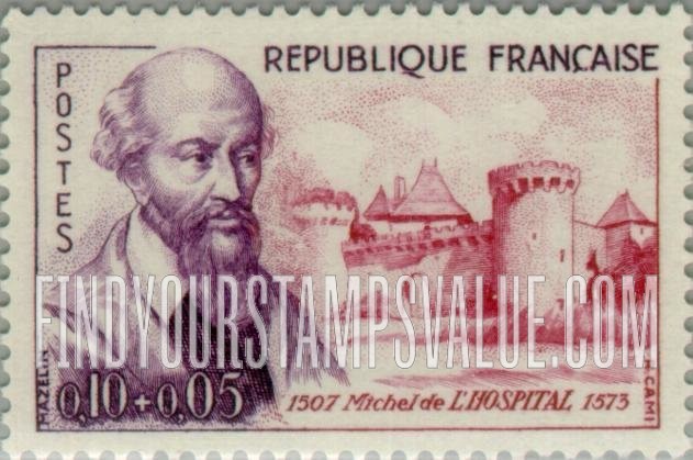 FindYourStampsValue: SEMI-POSTAL - Michel de L’Hospital