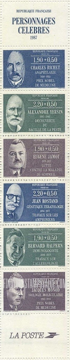 FindYourStampsValue: SEMI-POSTAL - Physicians and Biologists