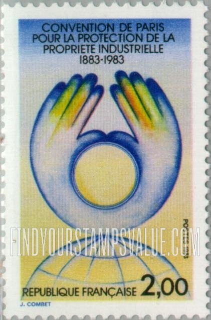 FindYourStampsValue: Centenary of Paris Convention for the Protection of Industrial Property