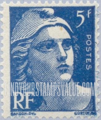 FindYourStampsValue: Marianne : Ceres & Marianne Types of 1945