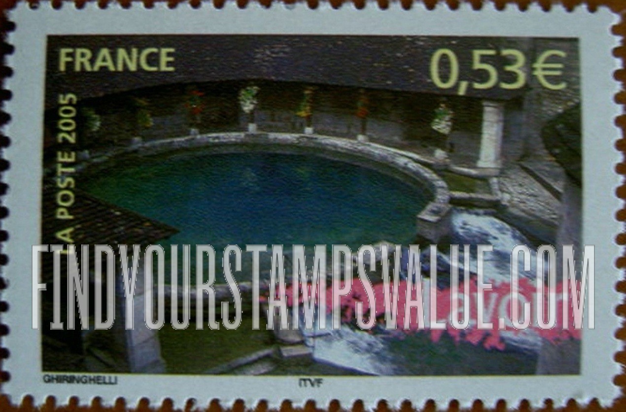 FindYourStampsValue: Aspects of Life in the French Regions Type of 2003: Wash house (lavoir)