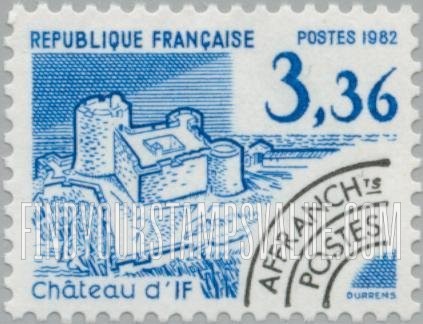 FindYourStampsValue: Tower Type of 1979: Chateau d’If Bouches-du-Rhone