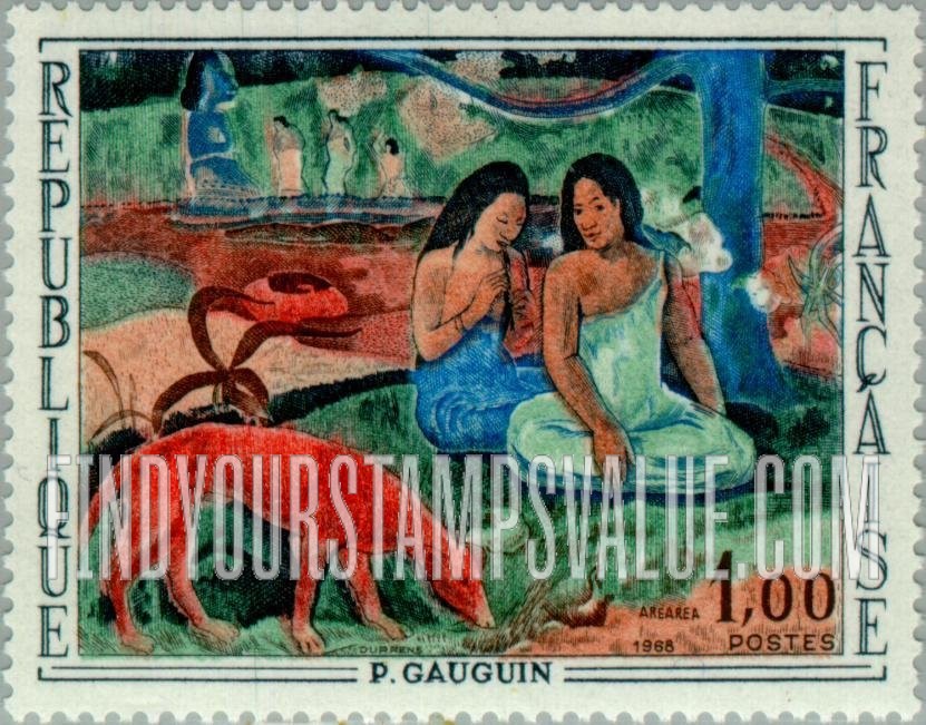 FindYourStampsValue: Arearea (Merriment) by Paul Gauguin