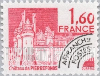 FindYourStampsValue: Chateau de Pierrefonds: Tower Type of 1979