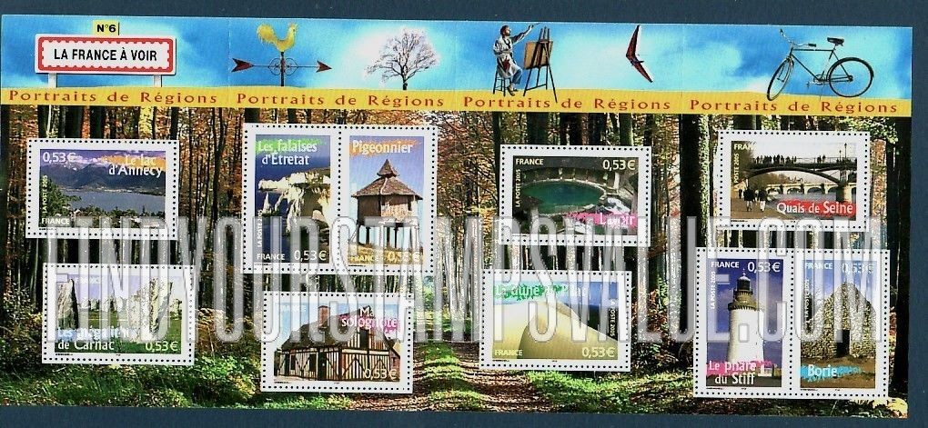 FindYourStampsValue: Aspects of Life in the French Regions Type of 2003