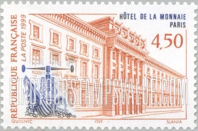 FindYourStampsValue: Hotel de la Monnaie, French Mint Headquarters