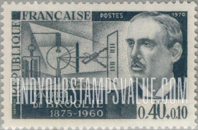 FindYourStampsValue: SEMI-POSTAL - Maurice de Broglie (1875-1960), physicist, and X-ray spectrograph